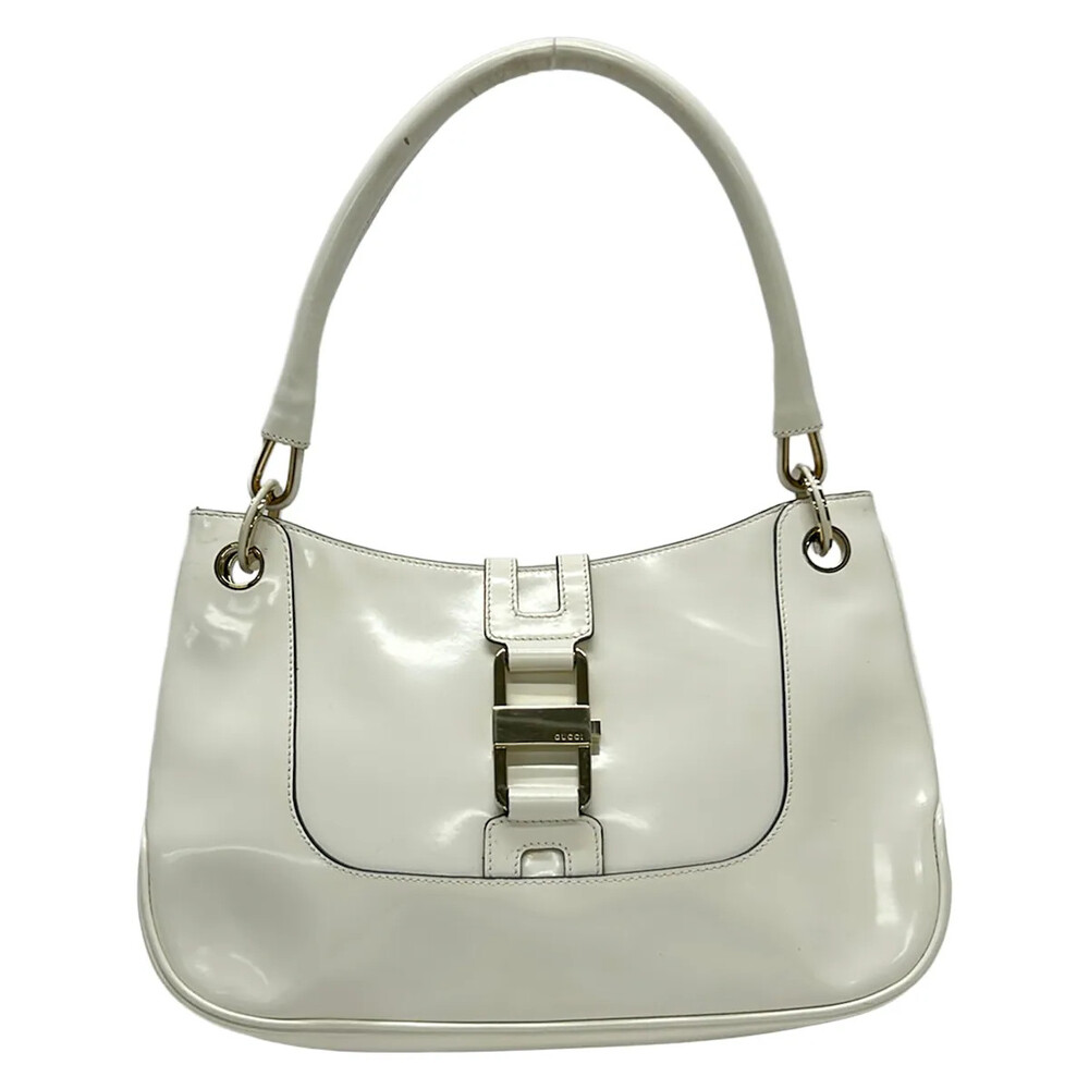 Gucci White Patent Leather Handbag #339193G57B